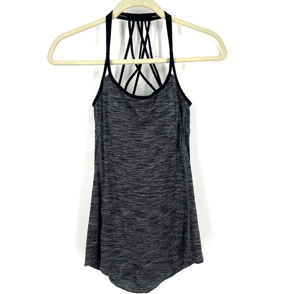 Lululemon Lighten Up Tank in Heathered Black Size 4 - Picture 1 of 6